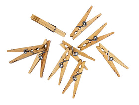 Kevin's Quality Clothespins heavy spring demonstrates secure grip for windy outdoor lines