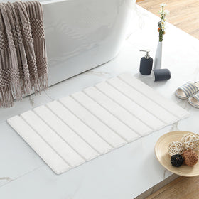 KEYCHAD foldable stone bath mat with strong absorption for quick drying