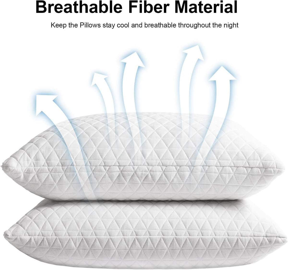 KeyooHOME adjustable-fill pillow lets you customize comfort for side or back sleepers