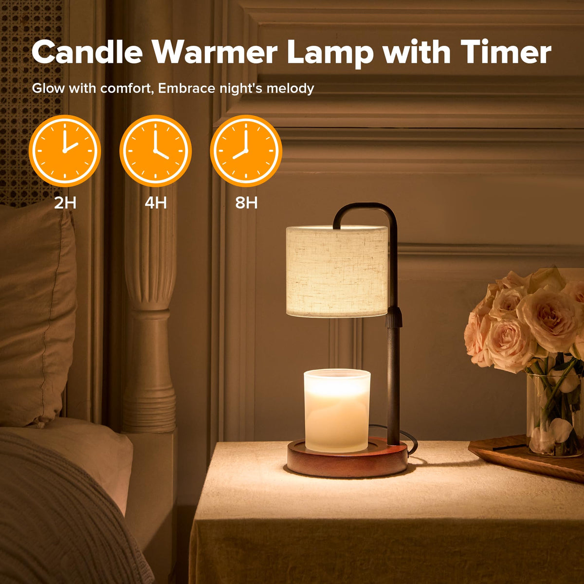 Keysays Candle Warmer auto-shutoff feature for safety.