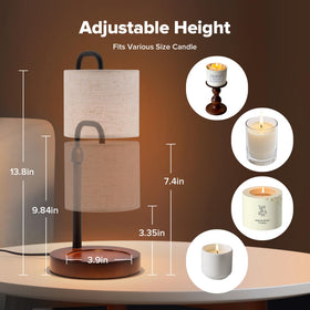 Keysays Candle Warmer includes two bulbs for immediate use.