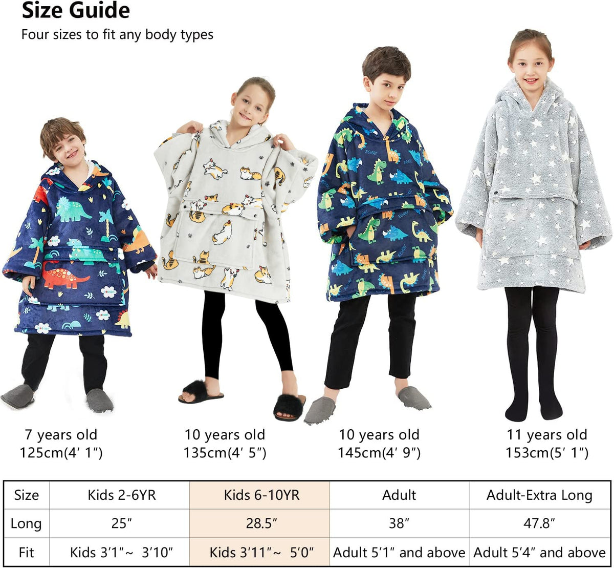 KFUBUO machine washable blanket hoodie for easy care and fresh scent
