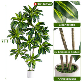 Kgabbke maintenance-free interior plant delivers evergreen appeal without watering.
