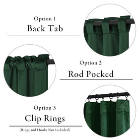 KGORGE velvet curtains thermal insulation in hunter green for temperature comfort.