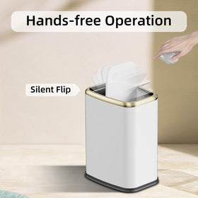 KHMMGK compact bin under-sink fits small spaces in bathrooms and offices.
