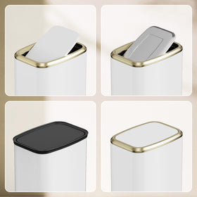 KHMMGK hidden bag system keeps liners secure and trash concealed.
