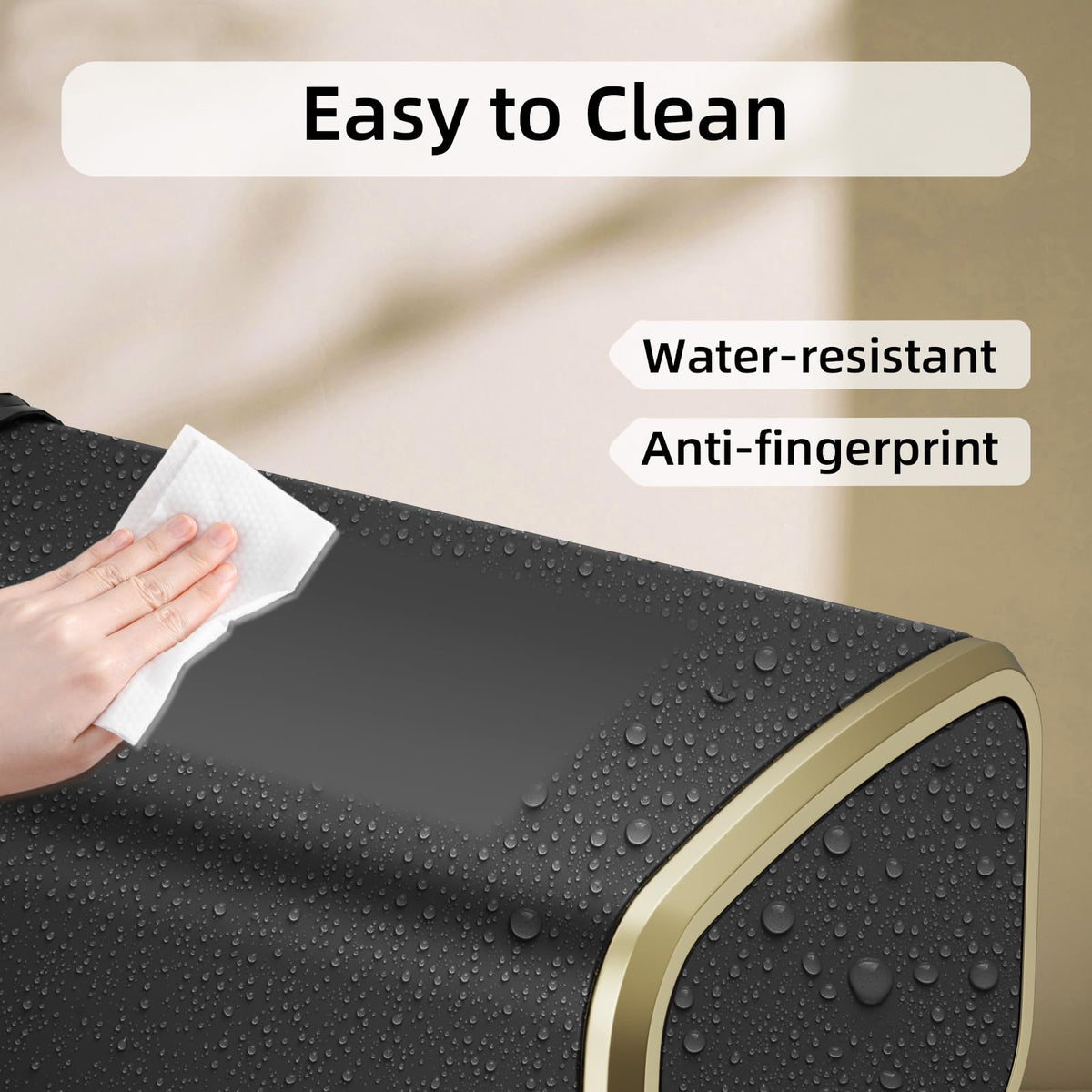 KHMMGK odor-sealing lid helps maintain a fresh room feel.