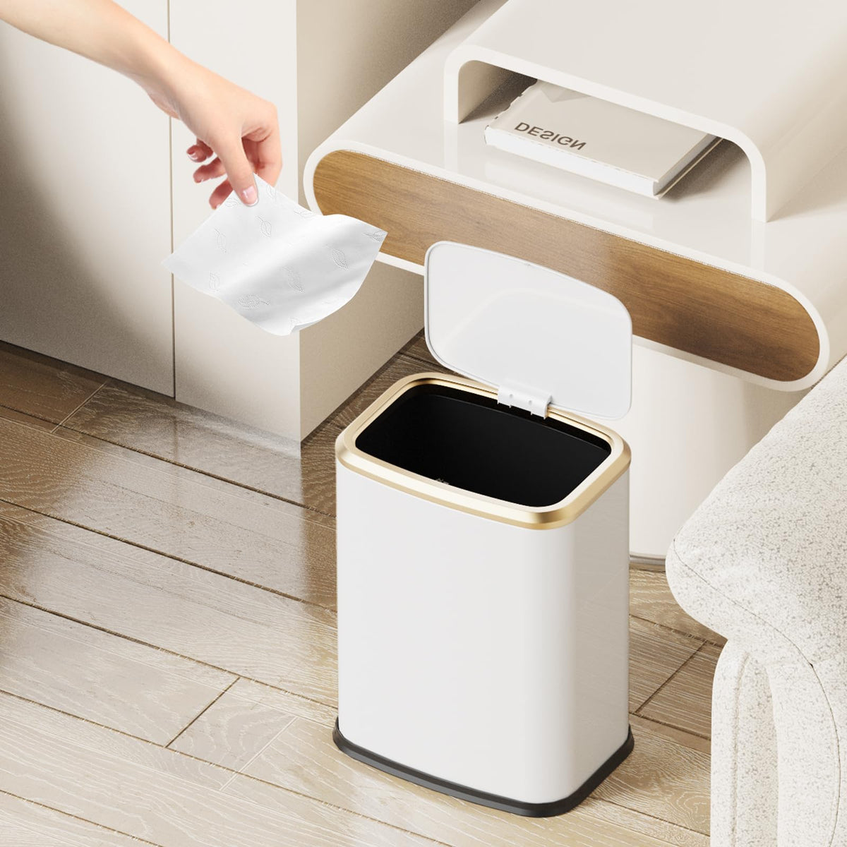 KHMMGK ultra-slim width fits behind a toilet for space saving