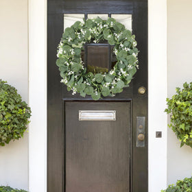 Khoyime draped mantle decoration to add rustic charm