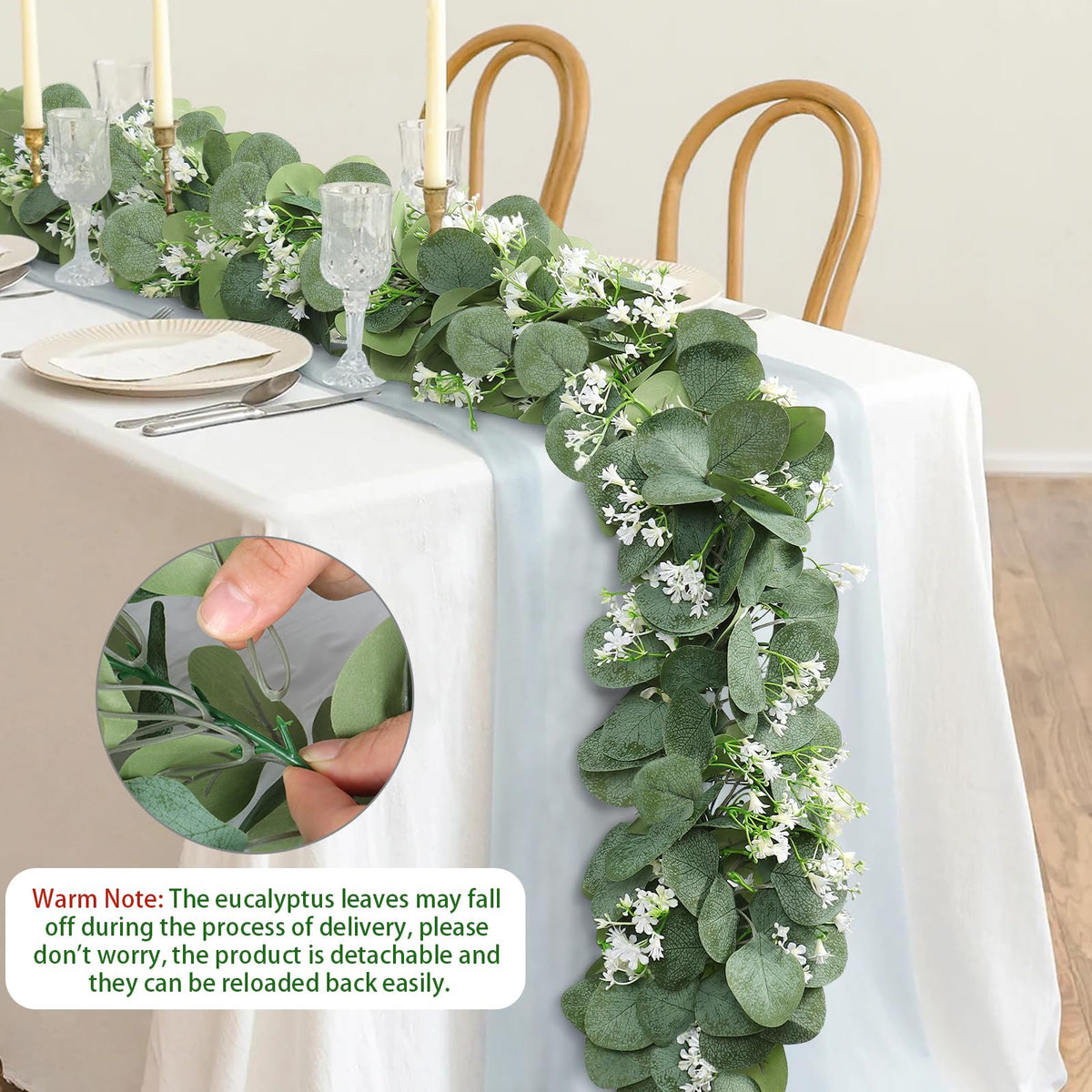 Khoyime fake ivy vine details for versatile seasonal styling