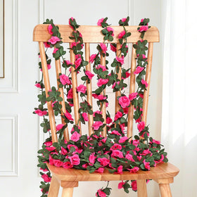 KHOYIME outdoor wall garland adds color to patios and fences