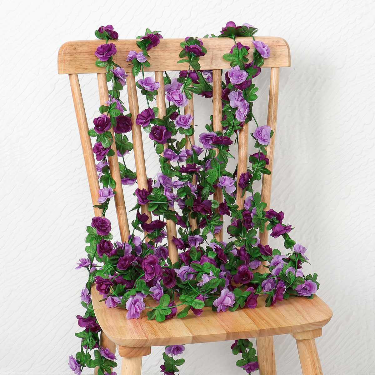 Khoyime rose vine garland ideal bedroom wall backdrop