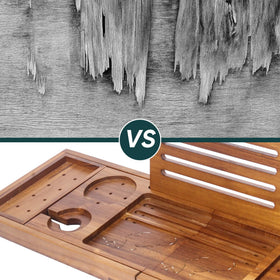 Kiasthome premium teak bathtray makes a refined, gift-ready option.