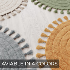 KIBAGA boho rug bedroom use adds warmth to mornings