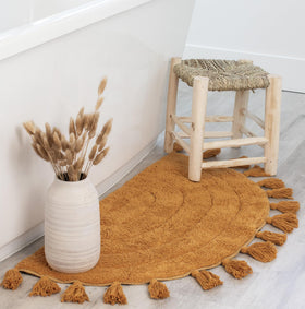 KIBAGA boho rug easy care supports quick cleaning routines