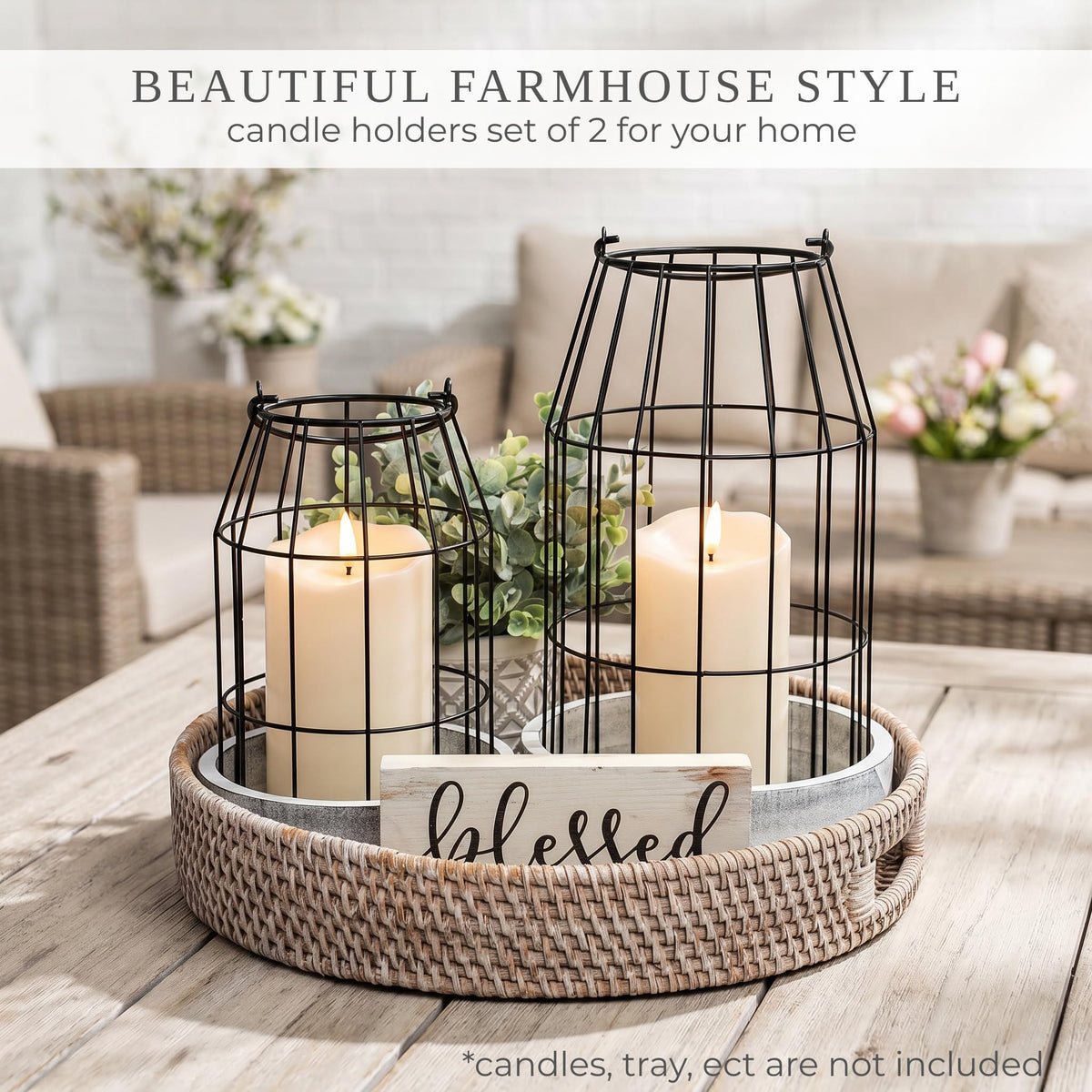 KIBAGA dining table centerpiece lantern enhances warm gathering ambiance
