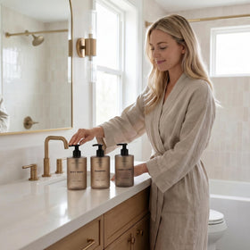 KIBAGA removable labels enable smart repurposing for DIY cleaners and more.