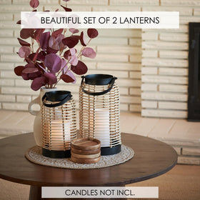 KIBAGA woven rattan detail adds natural texture