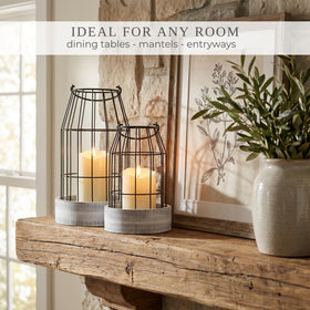 KIBAGA wedding decor lantern creates charming rustic focal point