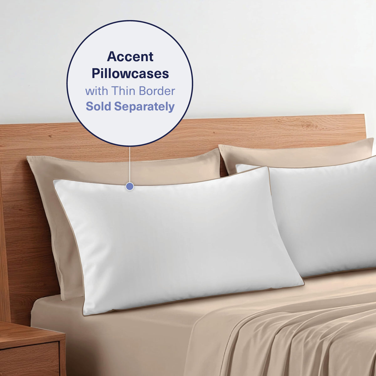 Kickoff Home cooling bamboo fabric helps regulate temperature through the night.