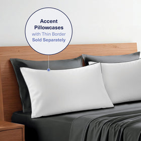 Kickoff Home king pillowcases included for a complete bedding set.