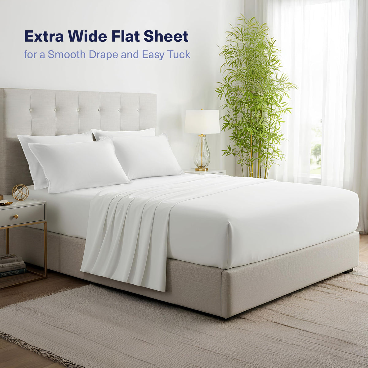 Kickoff Home OEKO-TEX certified bamboo sheets meet safety standards.