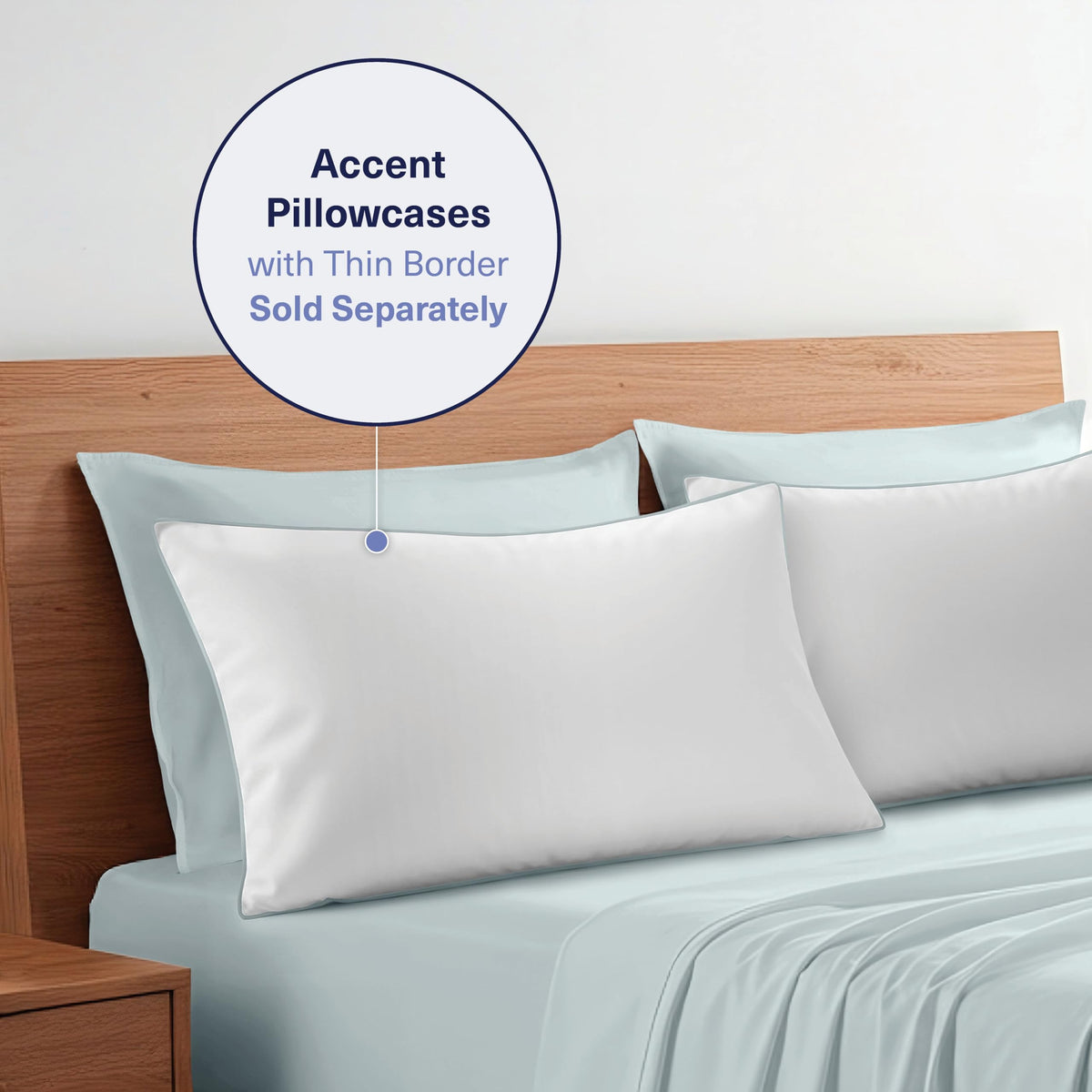 Kickoff Home coastal blue king sheets add serene color and softness