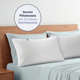 Kickoff Home coastal blue king sheets add serene color and softness
