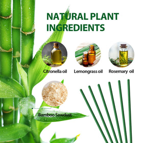 KICKOUTOR citronella blend with lemongrass and rosemary repels gnats outdoors.