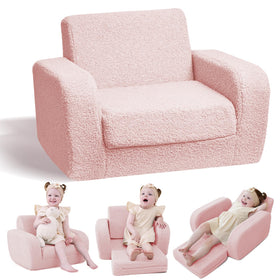 KidBloom 3-in-1 toddler couch front view for cozy seating and nap ready moments