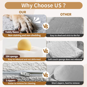 KidBloom fabric is pet-friendly and easy to clean for busy homes.