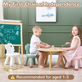 KidBloom toddler chair with anti-slip mat provides stable support at meals and play.