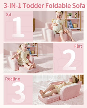 KidBloom toddler chair backrest at adjustable angle for versatile seating