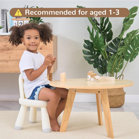 KidBloom sturdy tapered legs provide a stable seating base.