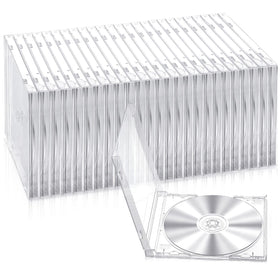 Kigley 25-piece jewel case, clear view helps identify discs quickly.