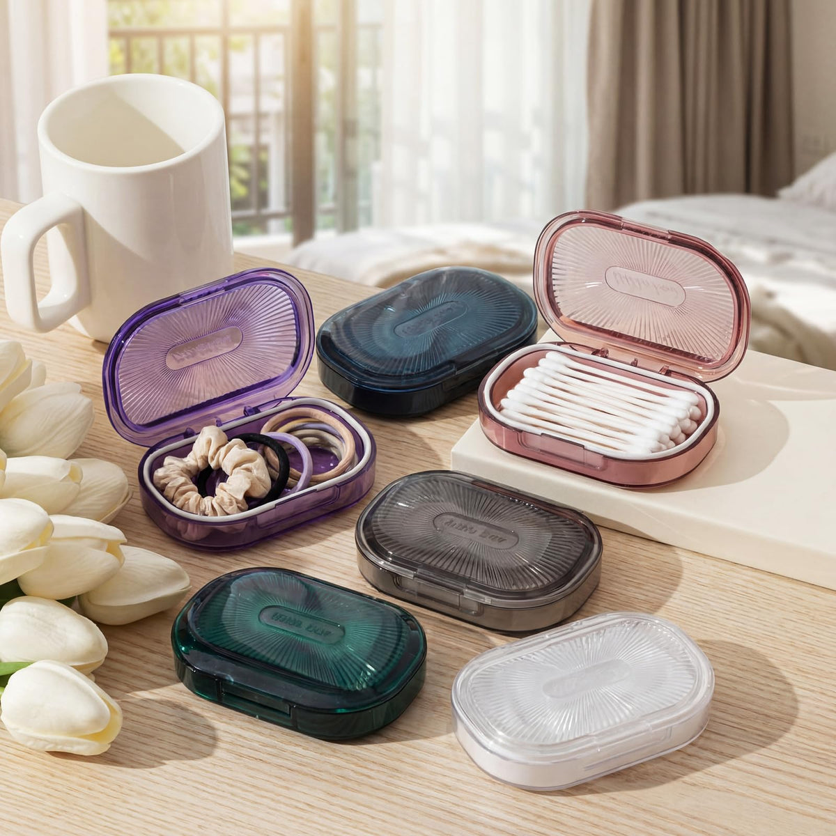 Kigley six-pack butterfly design for versatile small-item organization