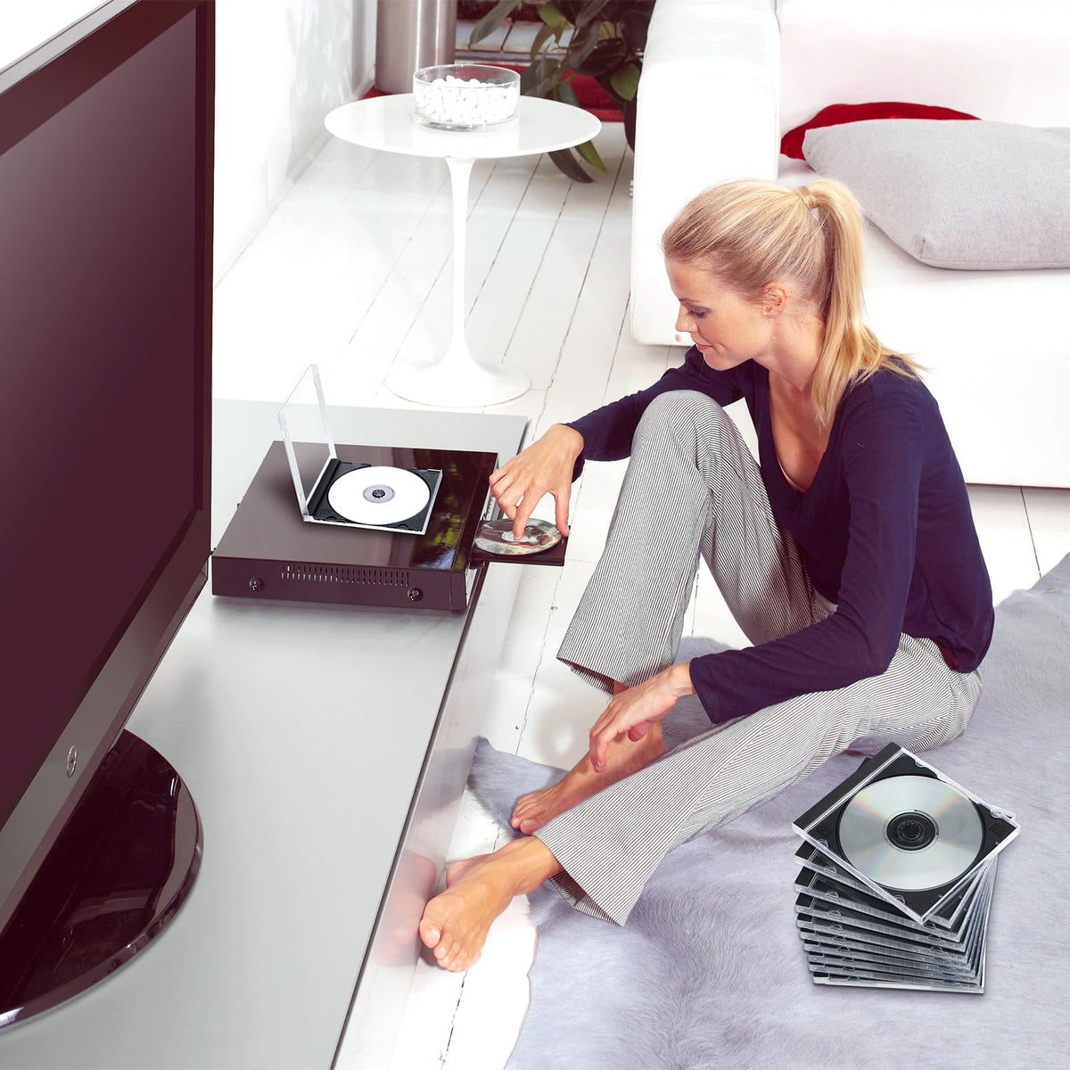 Kigley black jewel case ideal for home media organization and access