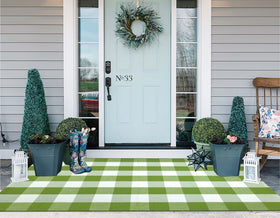 KIhipIoe cotton weave rug, quick to machine wash and refresh