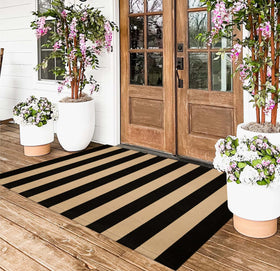 KIhipIoe kitchen-entryway rug fits cozy spaces with farmhouse charm