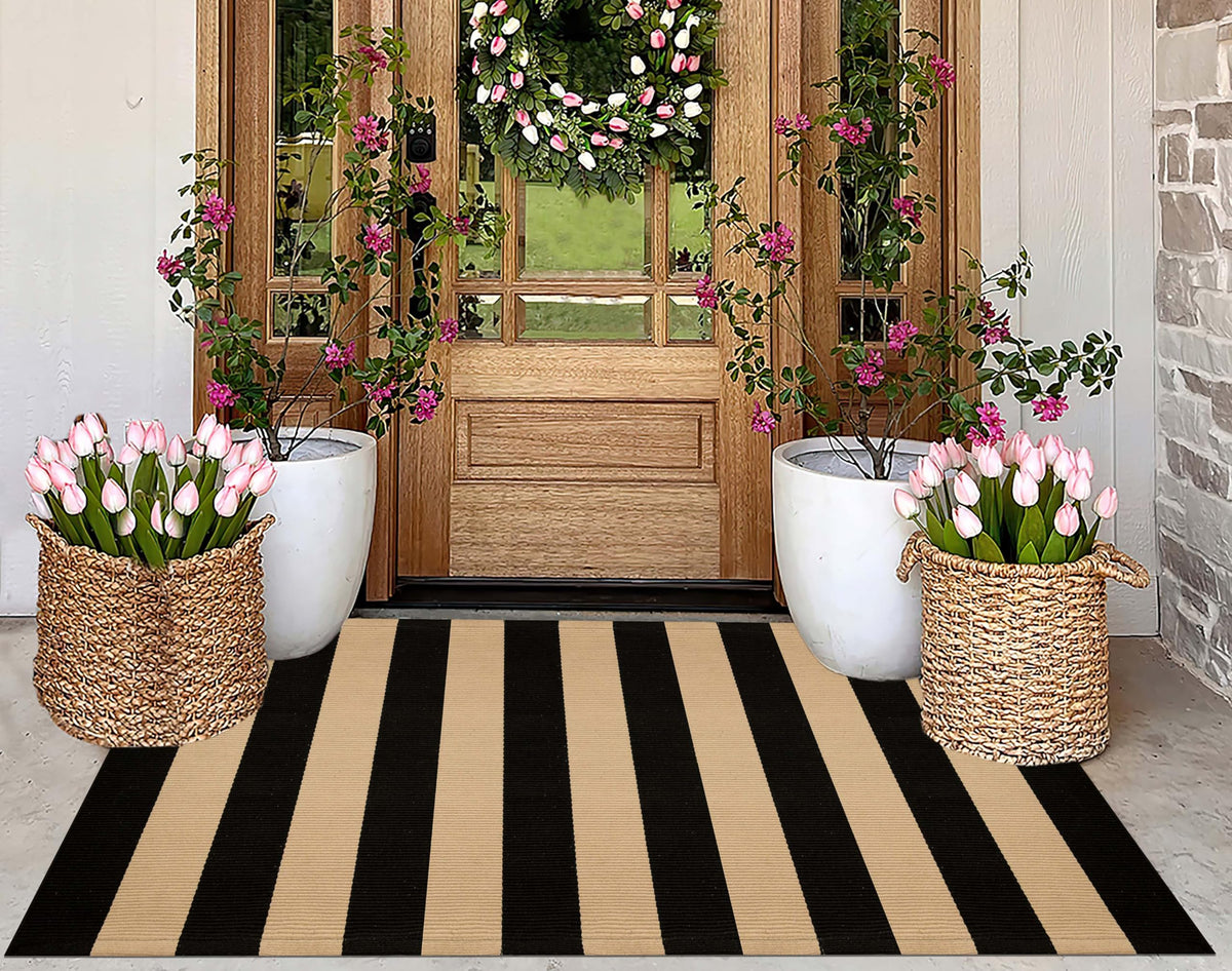 KIhipIoe patio-balcony rug suitable for outdoor seating areas