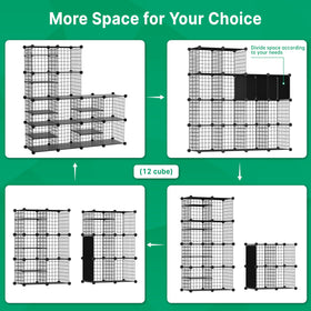 Kiivoena assembly tools shown enabling quick, stable cube shelf setup