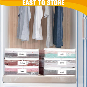 Kikerike transparent material closeup shows easy visibility for quick item search.