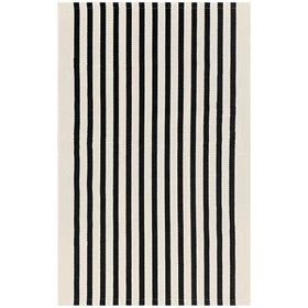 KILOCOCO front-door mat in beige stripes, welcoming guests with durability