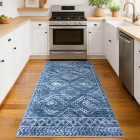KILOCOCO rug close-up highlights durable printed design and vibrant colors