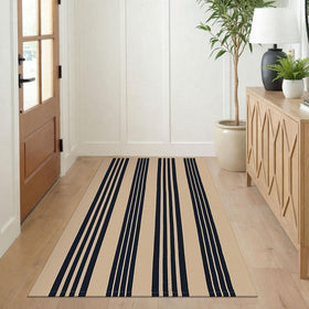 KILOCOCO woven stripe pattern adds timeless charm to busy entryways