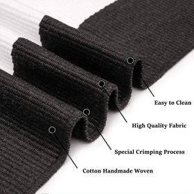 KILOCOCO cotton-polyester blend rug resists fraying and stains for everyday use.