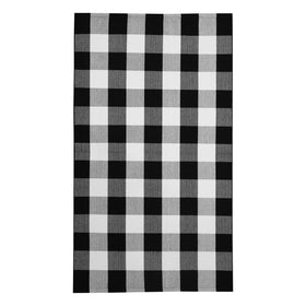 KILOCOCO entryway rug pairs with a separate door mat for a layered look.
