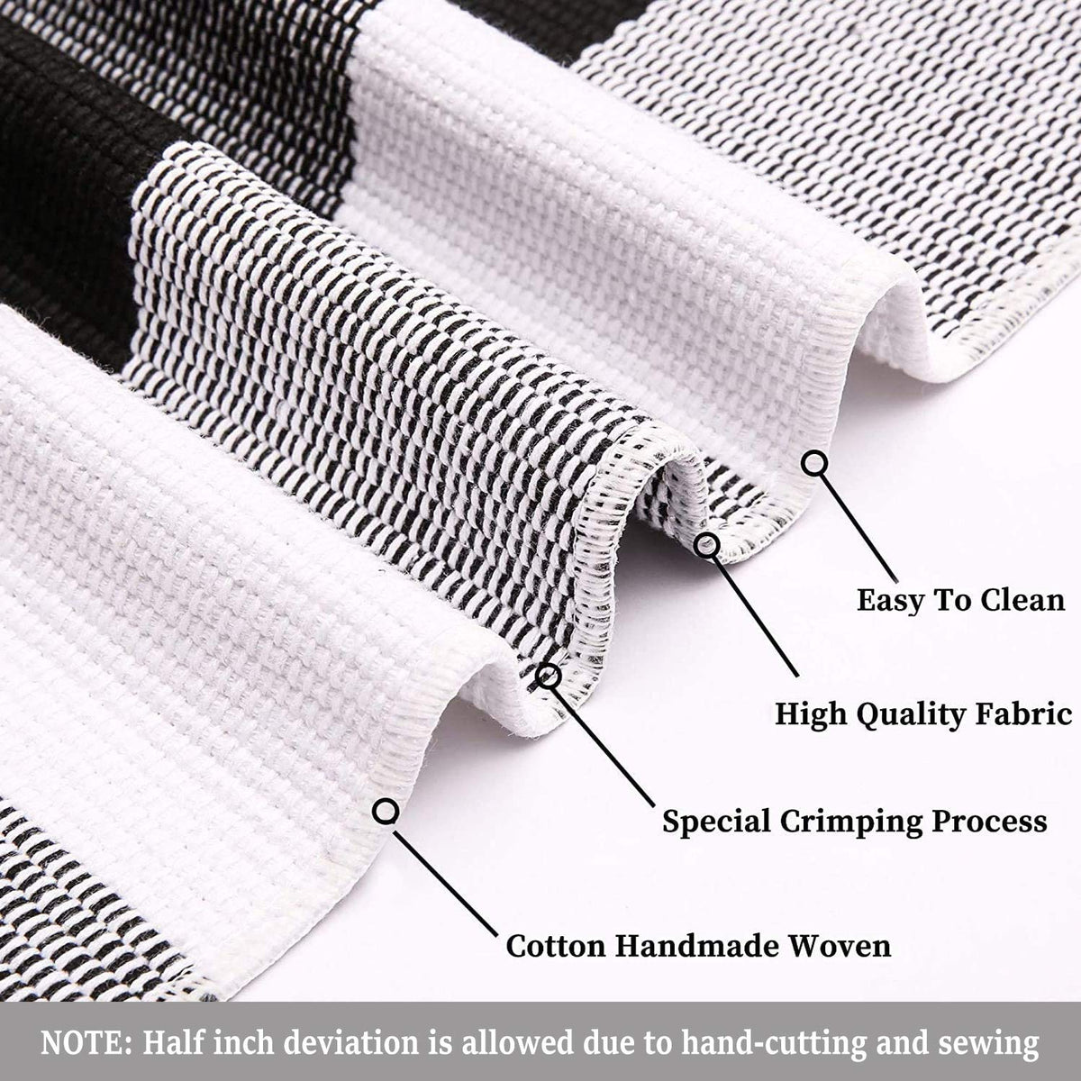 KILOCOCO washable rug cleans easily via vacuum, shake, or delicate cycle machine wash.