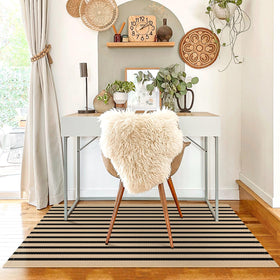 KILOCOCO front porch mat under door with 0.3-inch thickness fits smoothly.