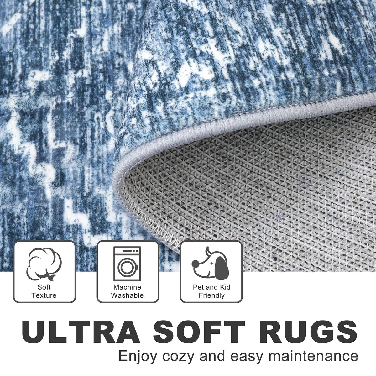 KILOCOCO Washable entry rug is easy to clean